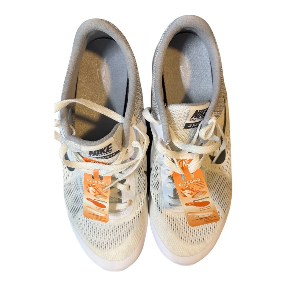 Nike White and Gray Athletic Shoes